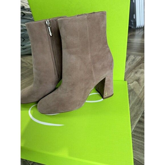 Sam Edelman Women's Codie Booties Size 6.5M Praline Suede - Picture 3 of 9